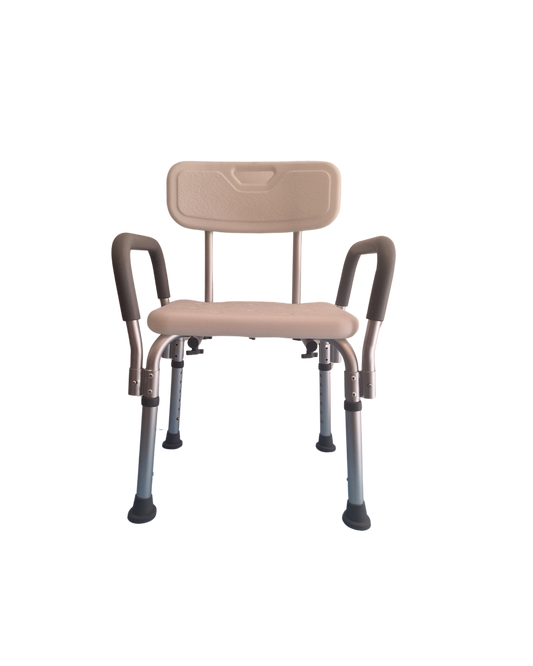 SILLA PARA DUCHA CON APOYA BRAZO