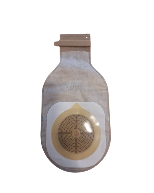 BOLSA COLOSTOMÍA 1 PIEZA 12 MM-70 MM C/CLIP TRANSPARENTE