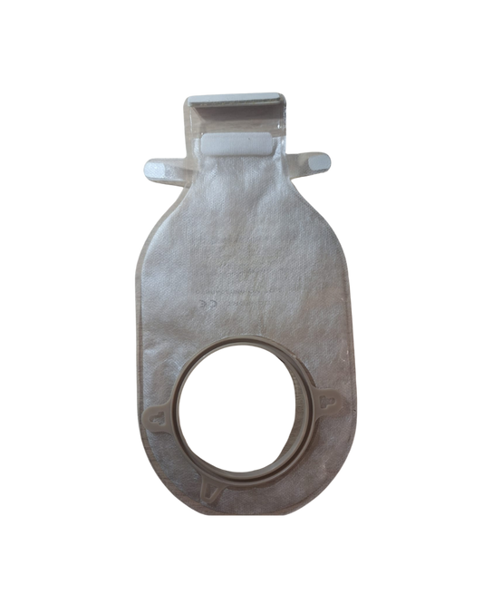 BOLSA COLOSTOMÍA 2 PIEZAS 70 MM C/VELCRO TRANSPARENTE