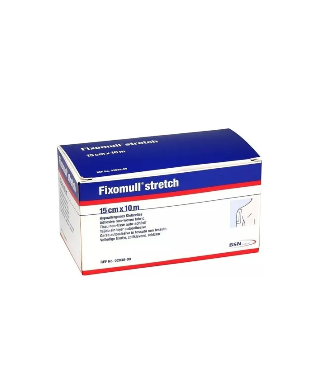 FIXOMULL STRECH TEJIDO AUTOADHESIVO 15 CM X 10 M.