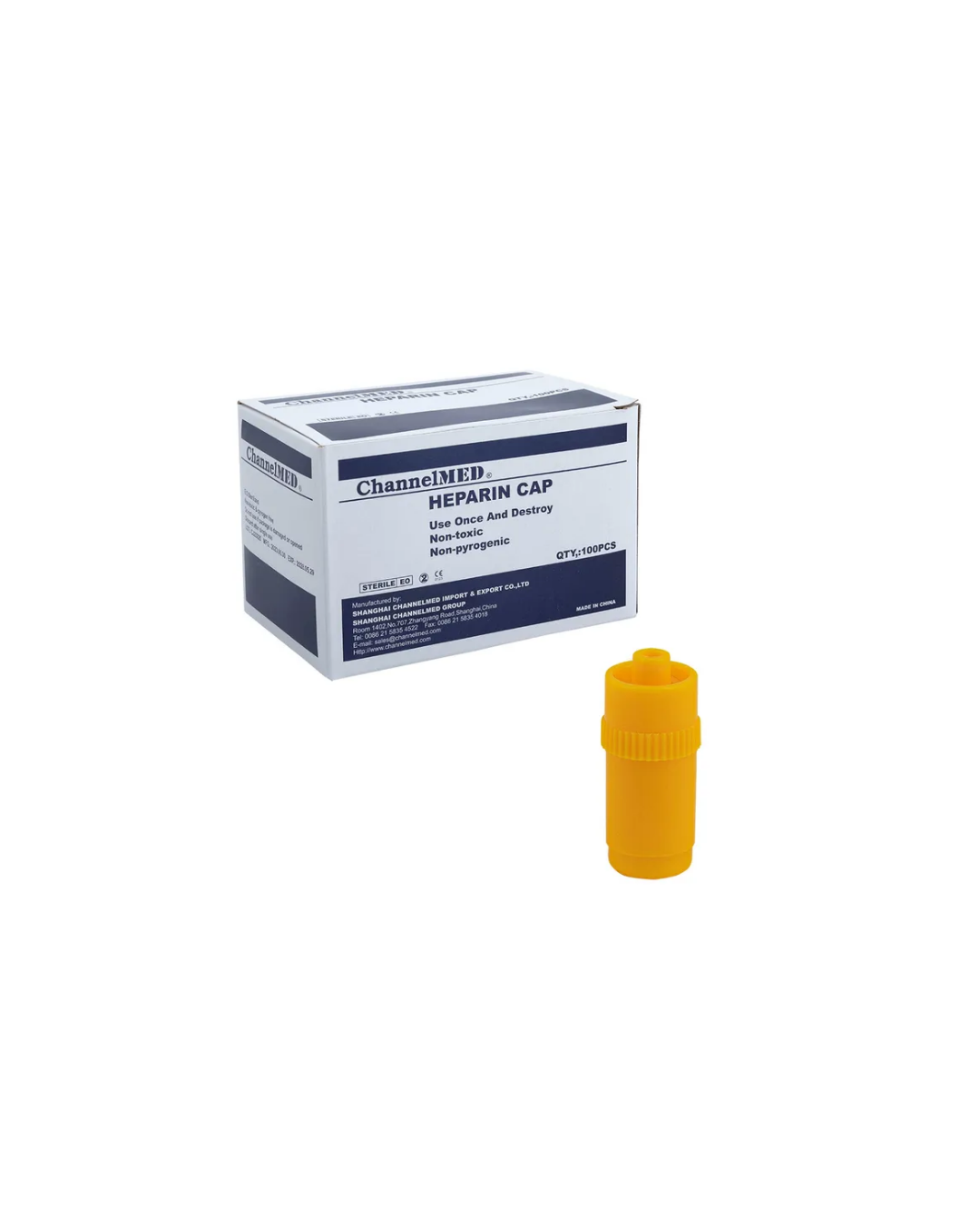 HEPARINA EN CÁPSULA CON TAPA AMARILLA. MUNCARE. UNIDAD