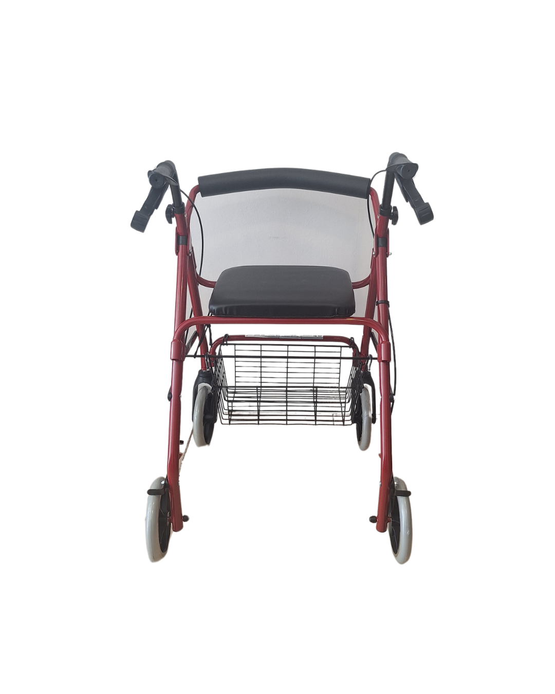 ANDADOR 4 RUEDAS CON ASIENTO Y CANASTO