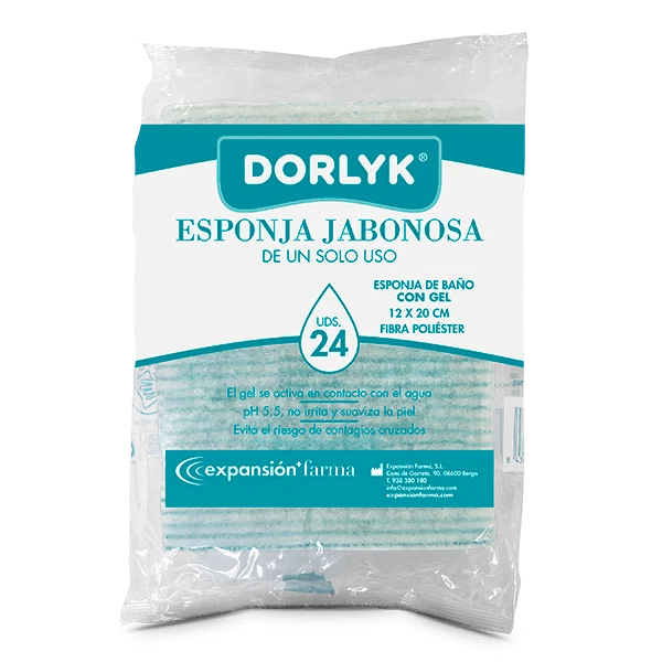 Esponja Jabonosa con Gel 12 x 20 cm Dorlyk