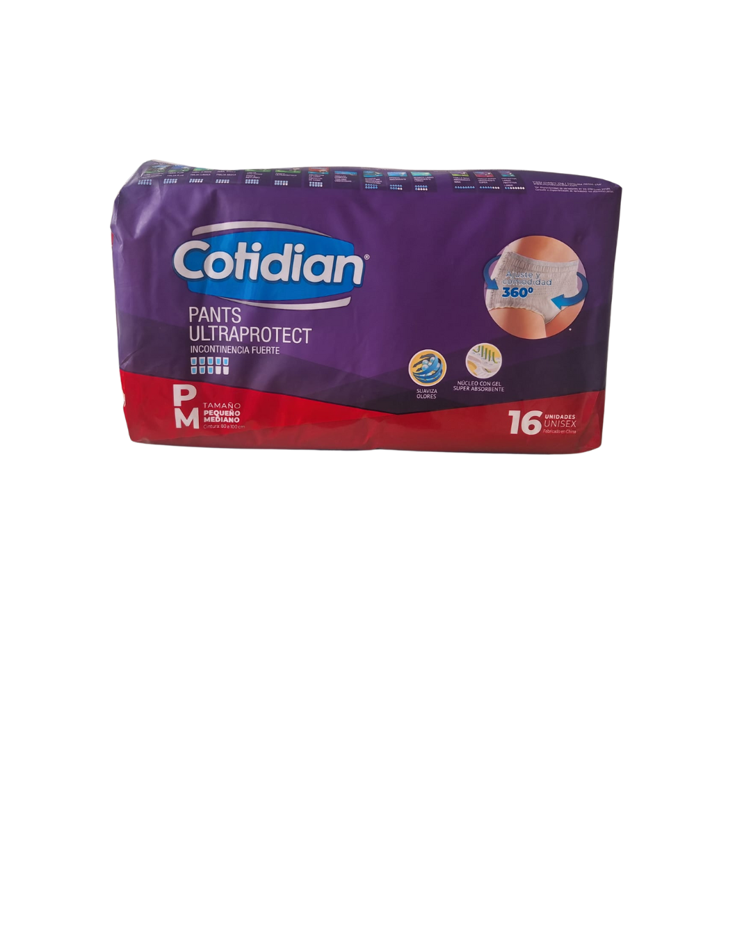 PAÑAL COTIDIAN PANTS ADULTO P/M (16 UNIDADES)
