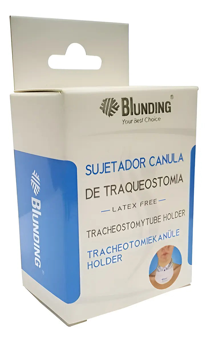 SUJETADOR CANULA TRAQUEOSTOMIA BLUNDING