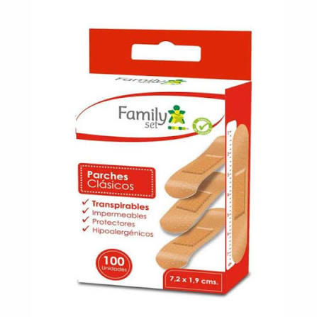 Parche Curita Family – Caja 100 Unidades